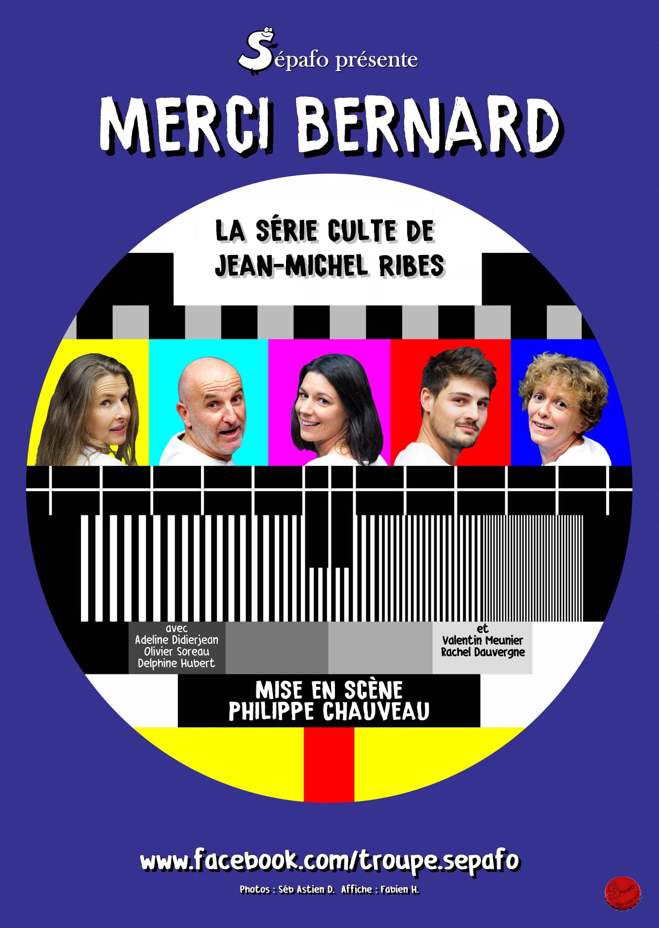 Affiche du spectacle Merci Bernard